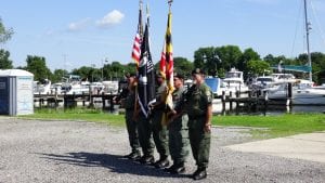 Wounded Warriors Day on the Bay Color Guard